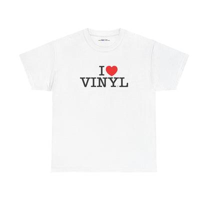 I ❤️ VINYL Unisex Heavy Cotton Tee