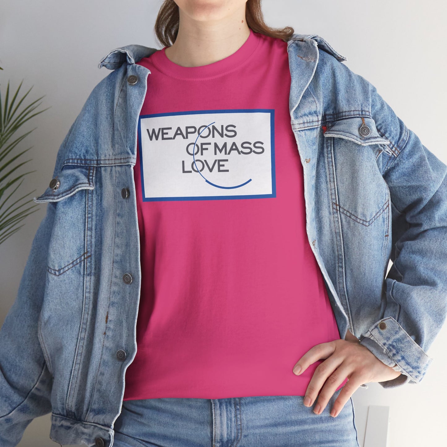 WEAPONS OF MASS LOVE Unisex Heavy Cotton Tee