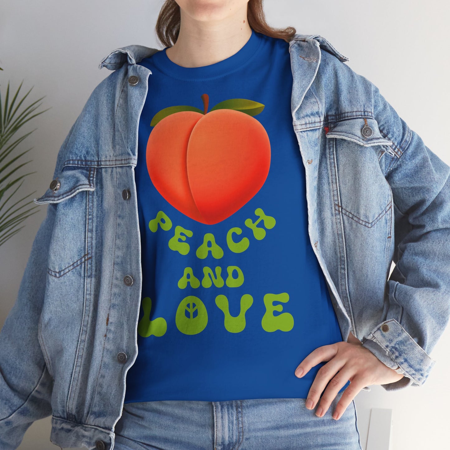 PEACH AND LOVE Unisex Heavy Cotton Tee