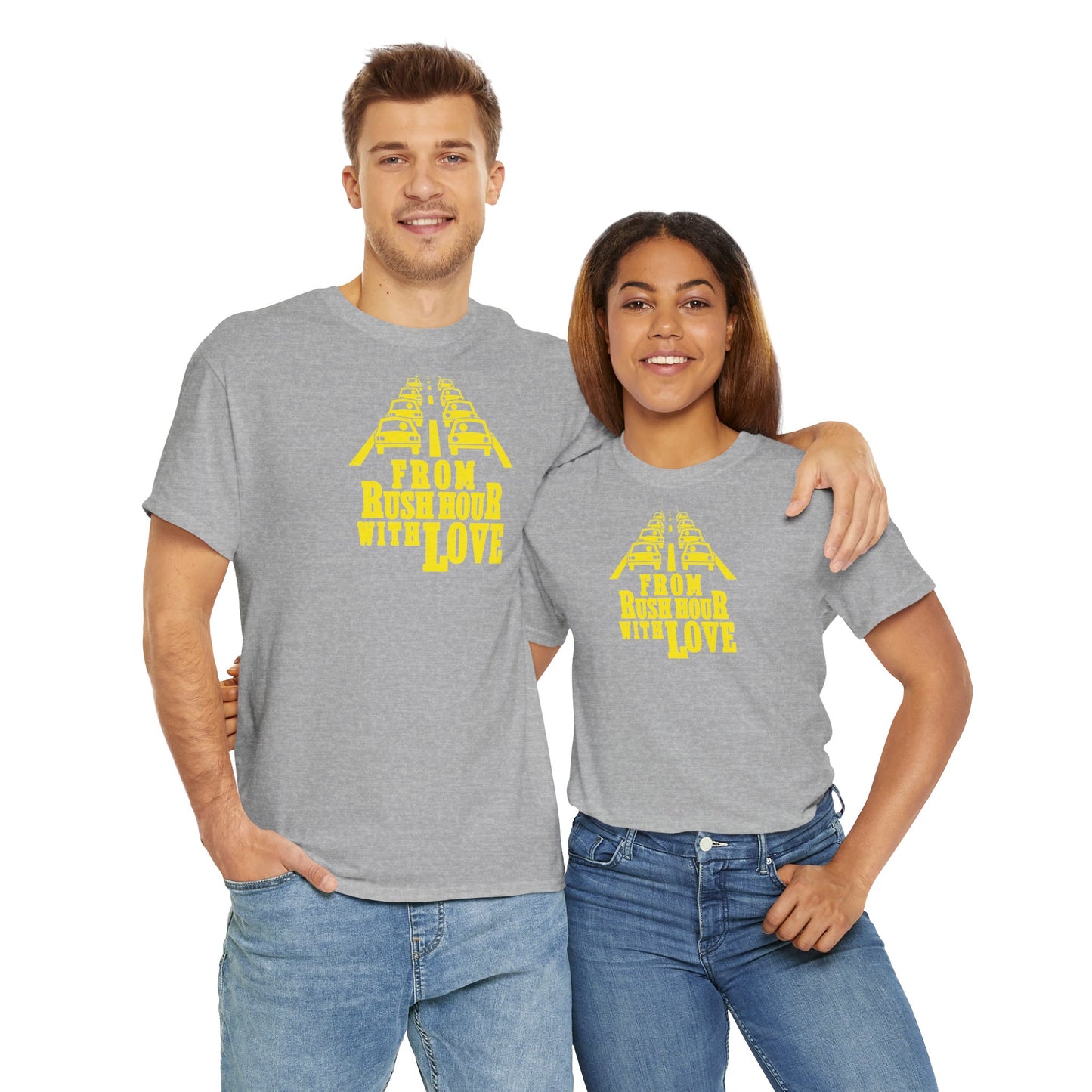 FROM RUSH HOUR WITH LOVE Unisex Heavy Cotton Tee