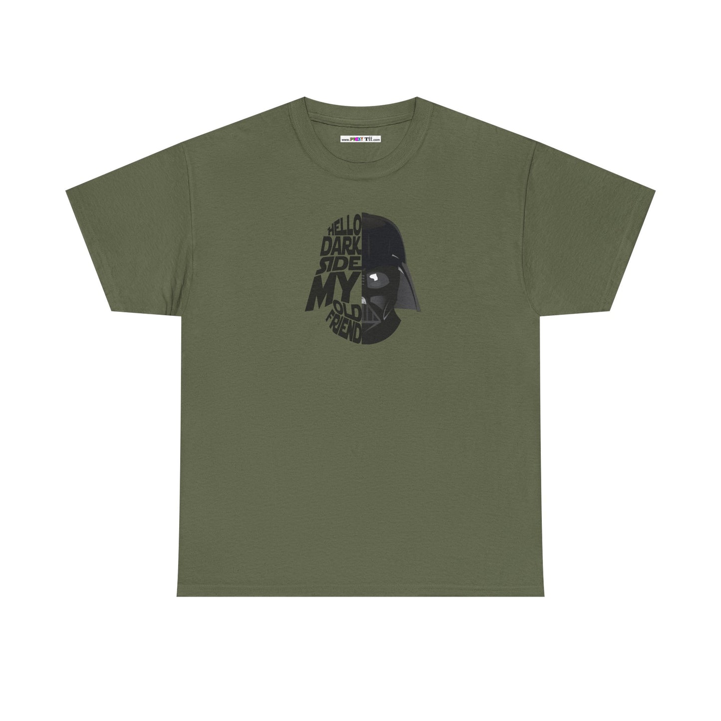 HELLO DARKSIDE MY OLD FRIEND Unisex Heavy Cotton Tee