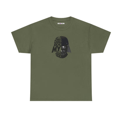 HELLO DARKSIDE MY OLD FRIEND Unisex Heavy Cotton Tee