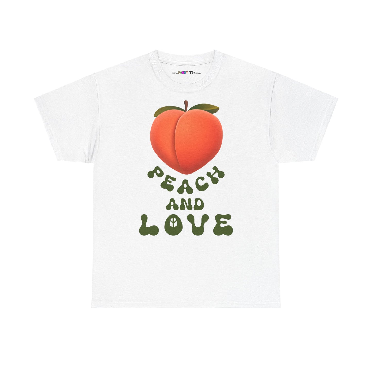 PEACH AND LOVE Unisex Heavy Cotton Tee