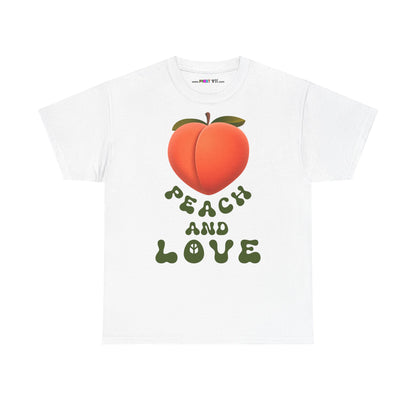 PEACH AND LOVE Unisex Heavy Cotton Tee