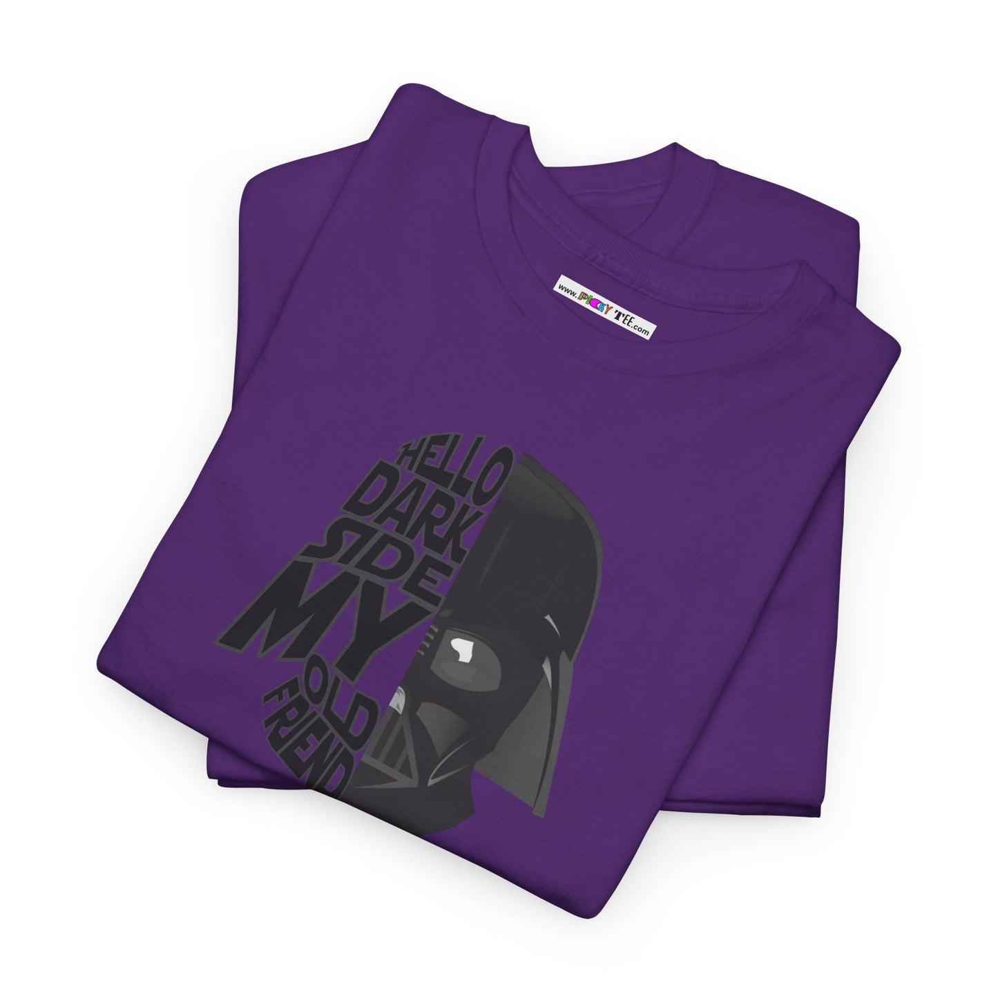 HELLO DARKSIDE MY OLD FRIEND Unisex Heavy Cotton Tee
