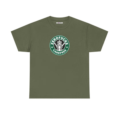 ZEROFUCKS CAREFREE Unisex Heavy Cotton Tee