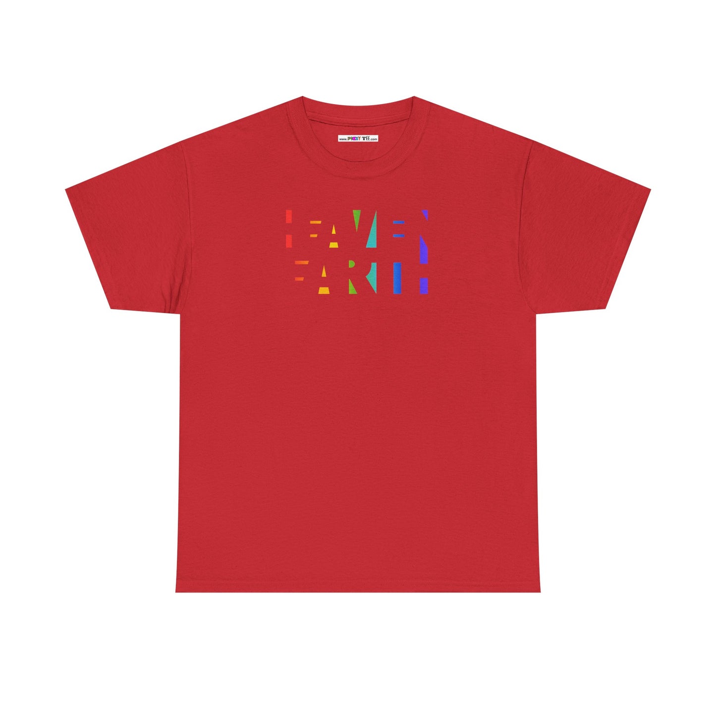 HEAVEN ON EARTH Unisex Heavy Cotton Tee — here now.