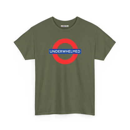 UNDERWHELMED Unisex Heavy Cotton Tee