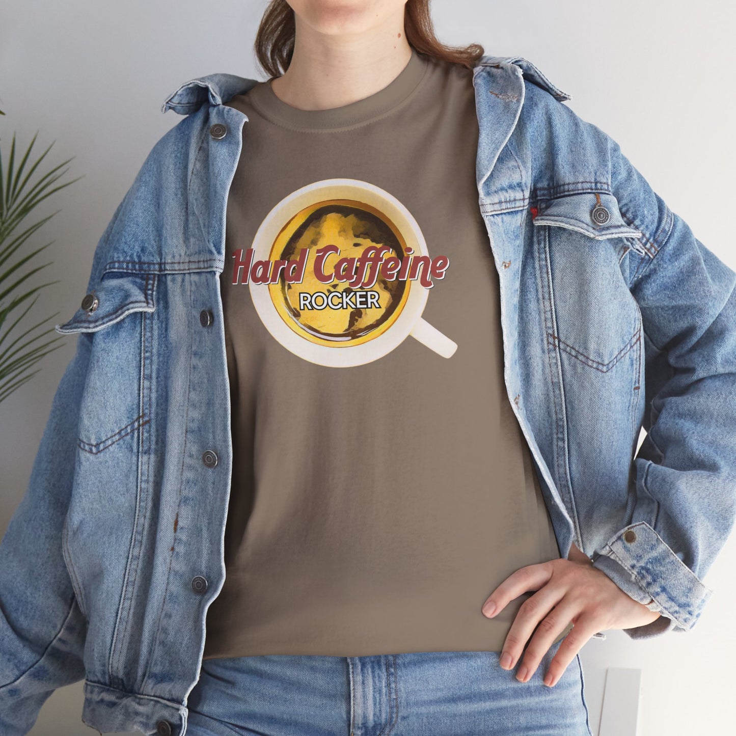 Hard Caffeine ROCKER Unisex Heavy Cotton Tee