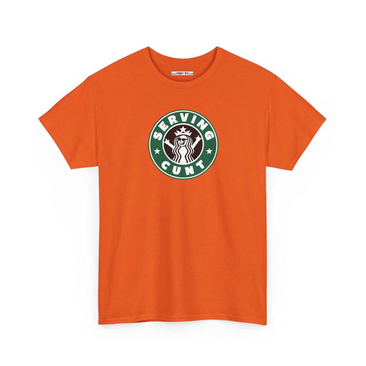 SERVINGCUNT Unisex Heavy Cotton Tee