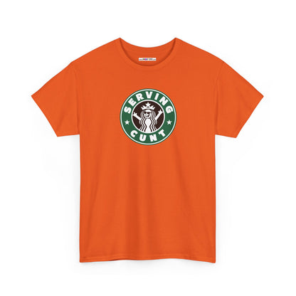 SERVINGCUNT Unisex Heavy Cotton Tee