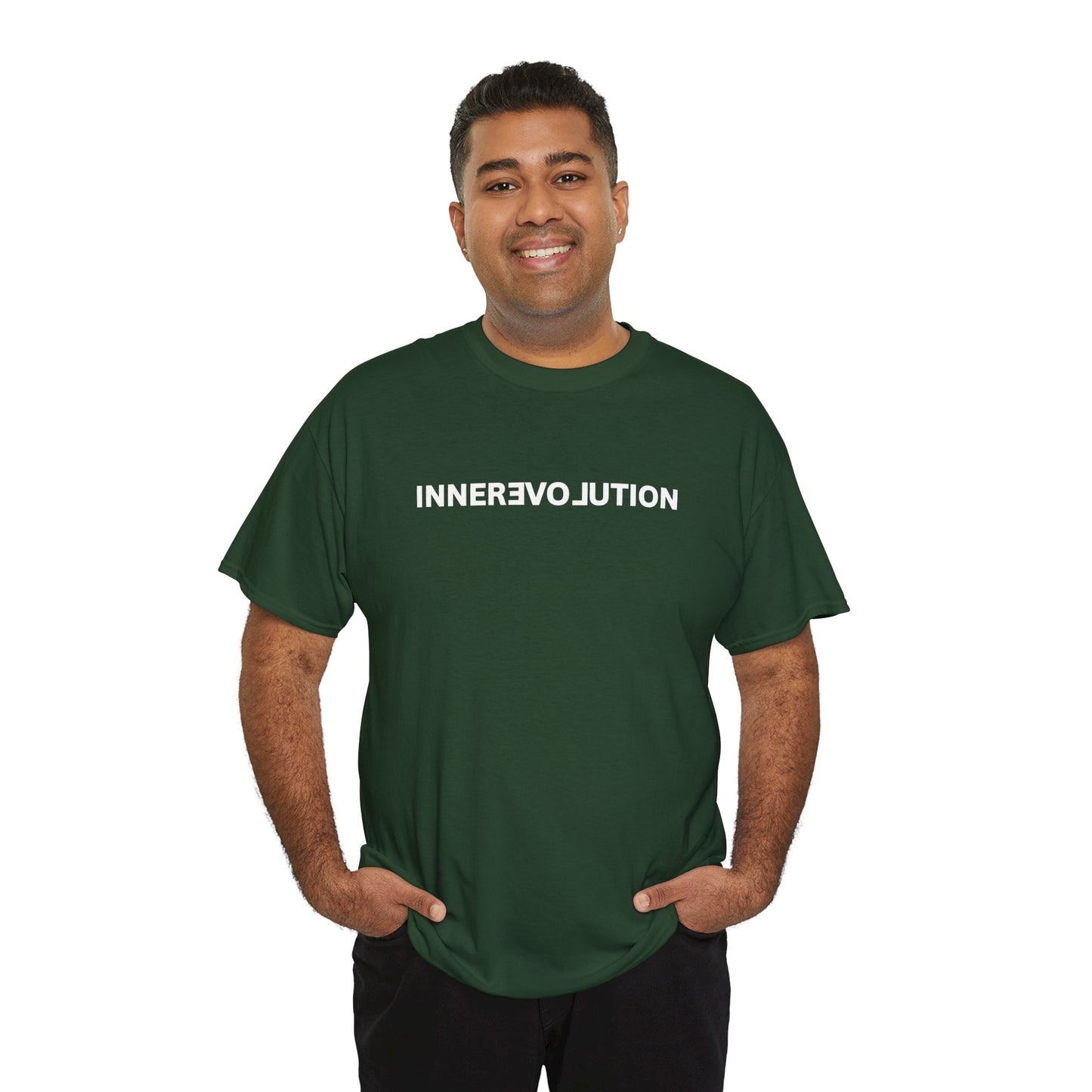 INNERƎVO⅃UTION Unisex Heavy Cotton Tee
