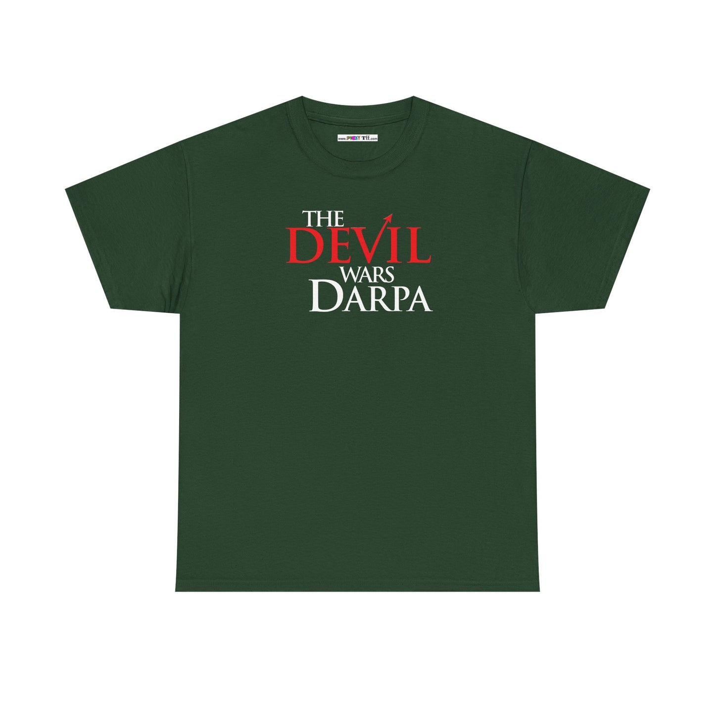 THE DEVIL WARS DARPA Unisex Heavy Cotton Tee