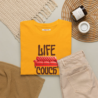 LIFE COUCH Unisex Heavy Cotton Tee