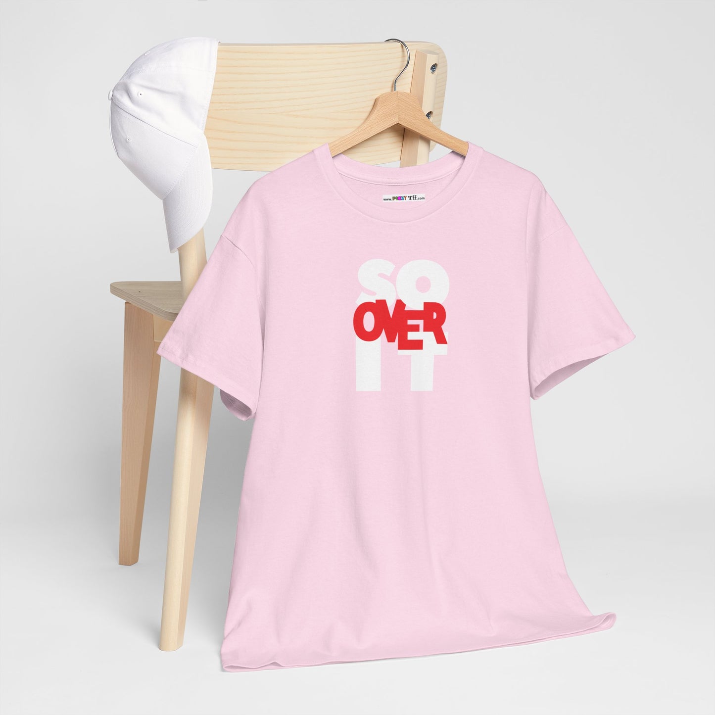 SO OVER IT Unisex Heavy Cotton Tee