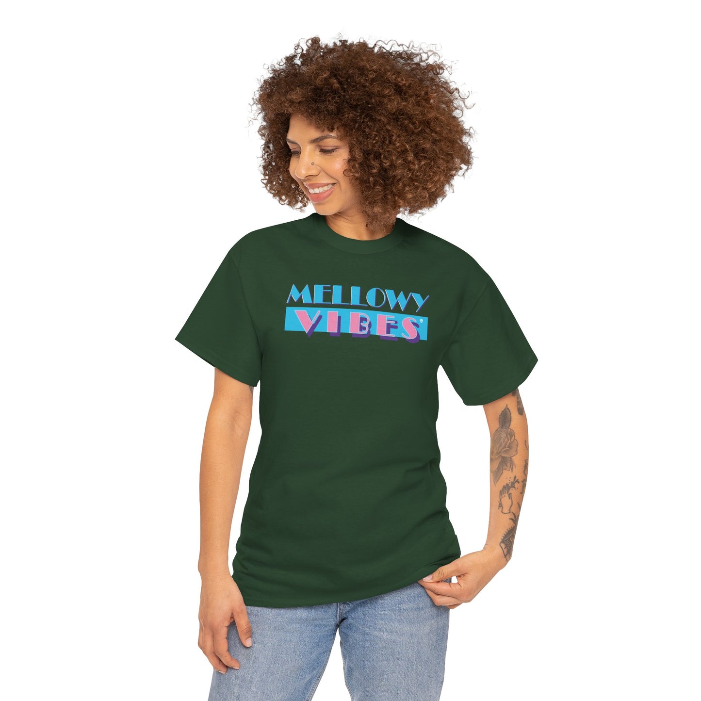 MELLOWY VIBES Unisex Heavy Cotton Tee