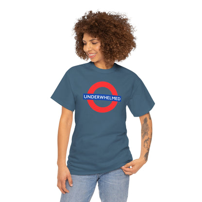 UNDERWHELMED Unisex Heavy Cotton Tee