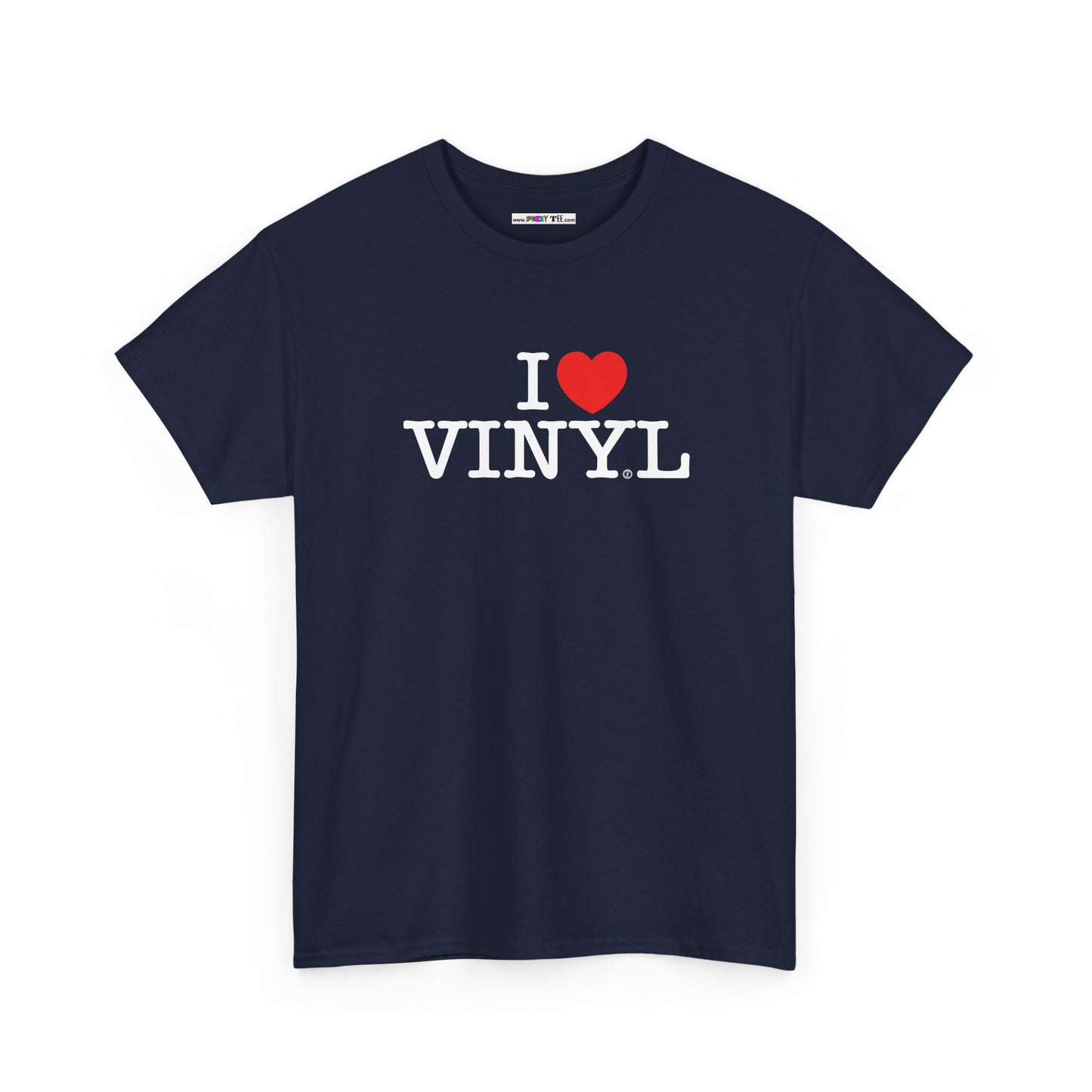 I ❤️ VINYL Unisex Heavy Cotton Tee