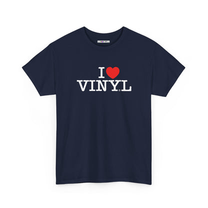 I ❤️ VINYL Unisex Heavy Cotton Tee