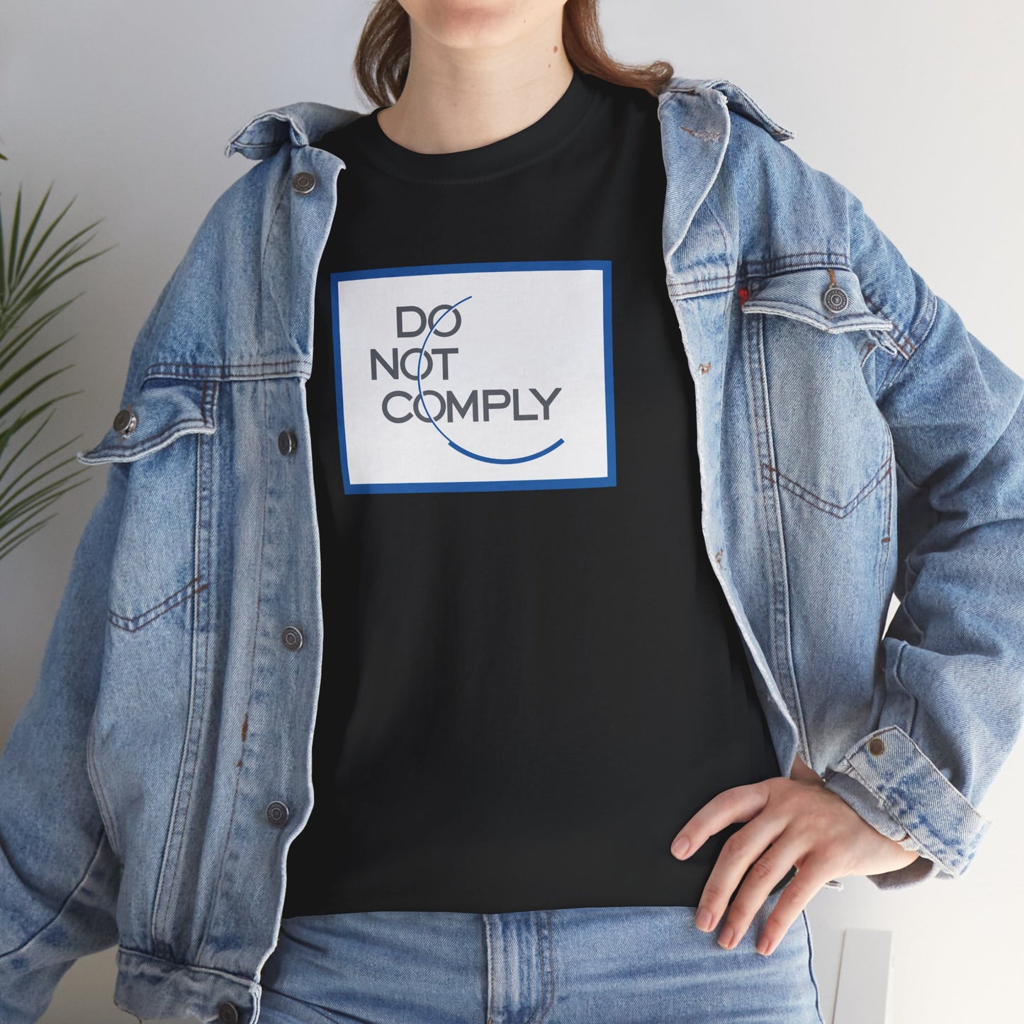 DO NOT COMPLY Unisex Heavy Cotton Tee
