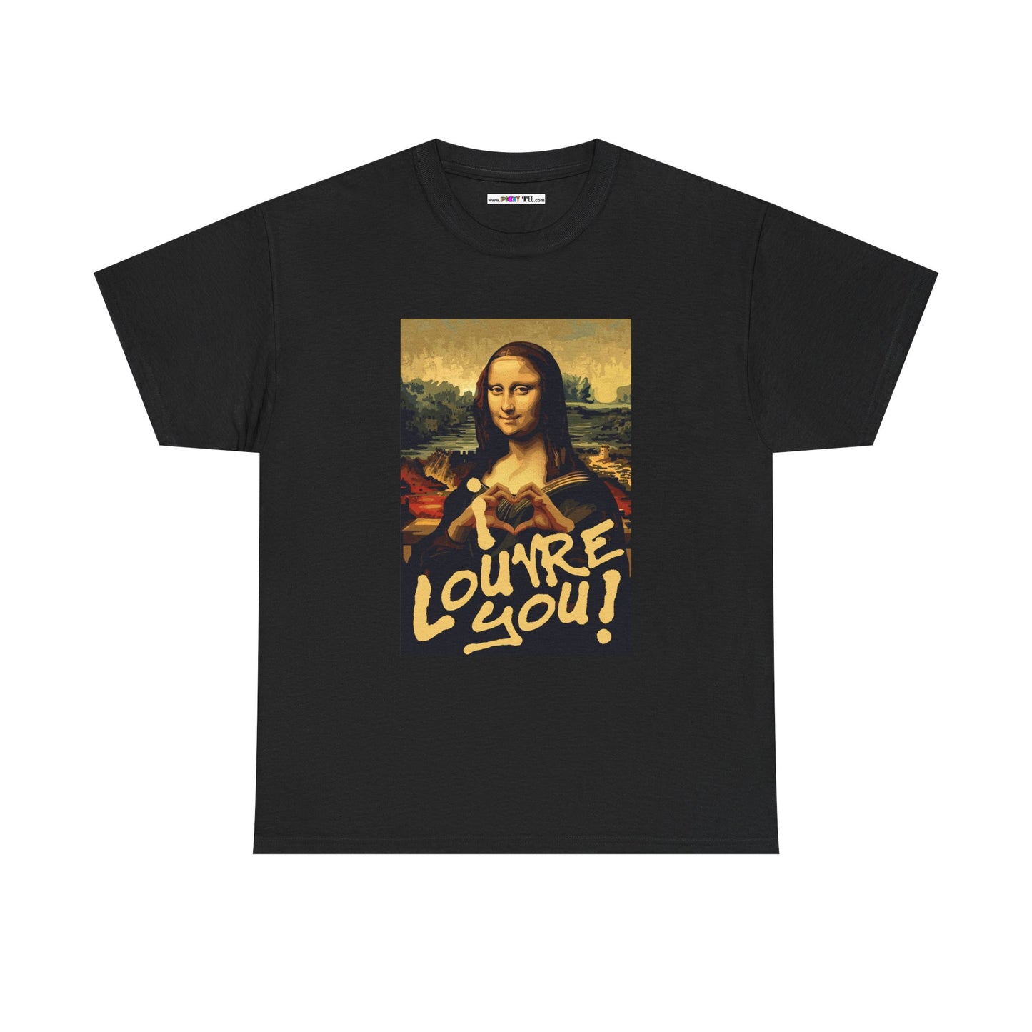 I LOUVRE YOU! Unisex Heavy Cotton Tee