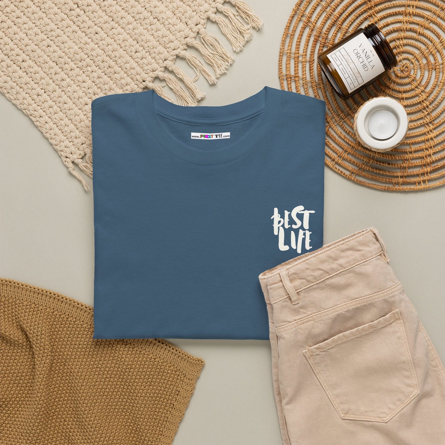 BEST LIFE Unisex Heavy Cotton Tee