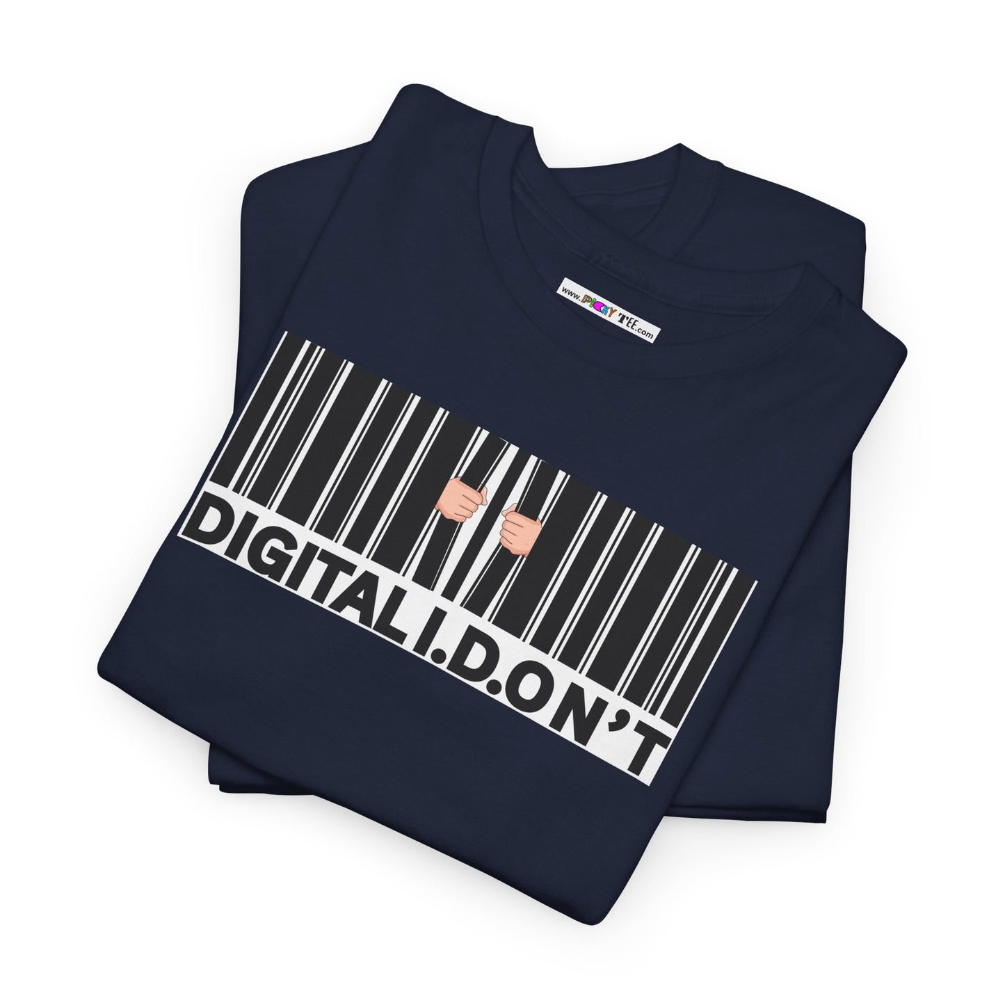 DIGITAL I.D.ON'T Unisex Heavy Cotton Tee