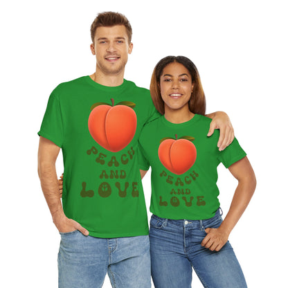 PEACH AND LOVE Unisex Heavy Cotton Tee