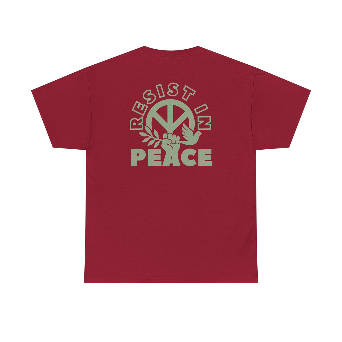 RESIST IN PEACE Unisex Heavy Cotton Tee