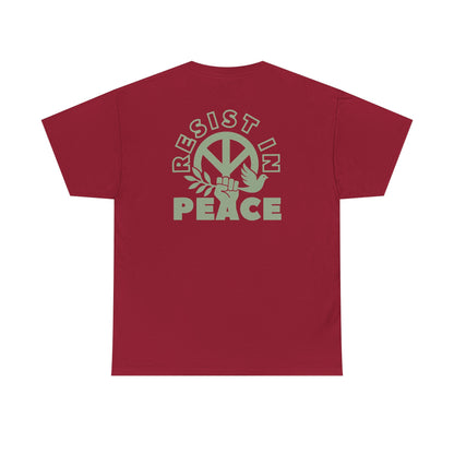 RESIST IN PEACE Unisex Heavy Cotton Tee
