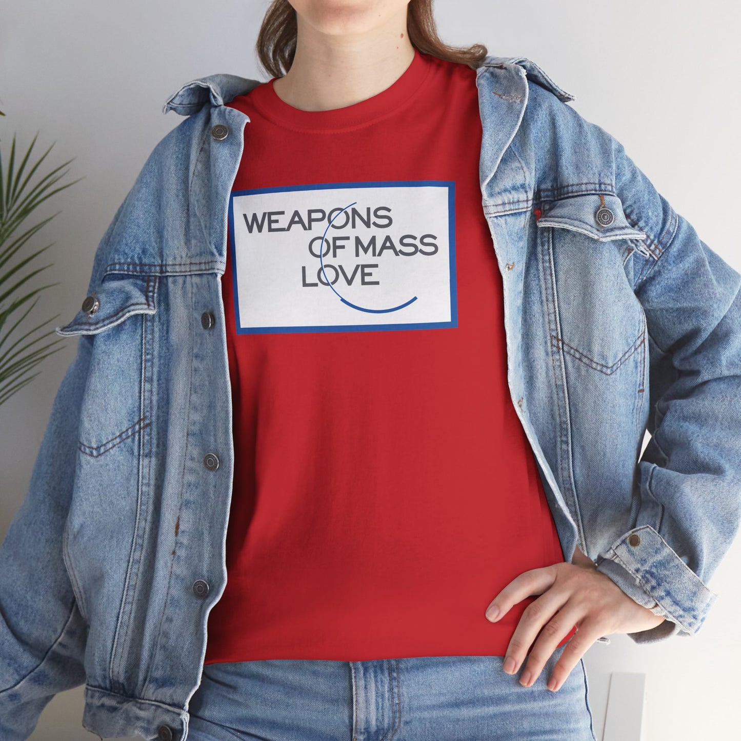 WEAPONS OF MASS LOVE Unisex Heavy Cotton Tee
