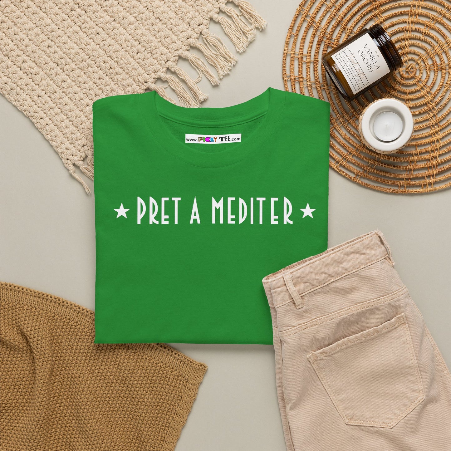 * PRET A MEDITER * Unisex Heavy Cotton Tee