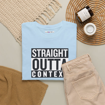 STRAIGHT OUTTA CONTEXT Unisex Heavy Cotton Tee