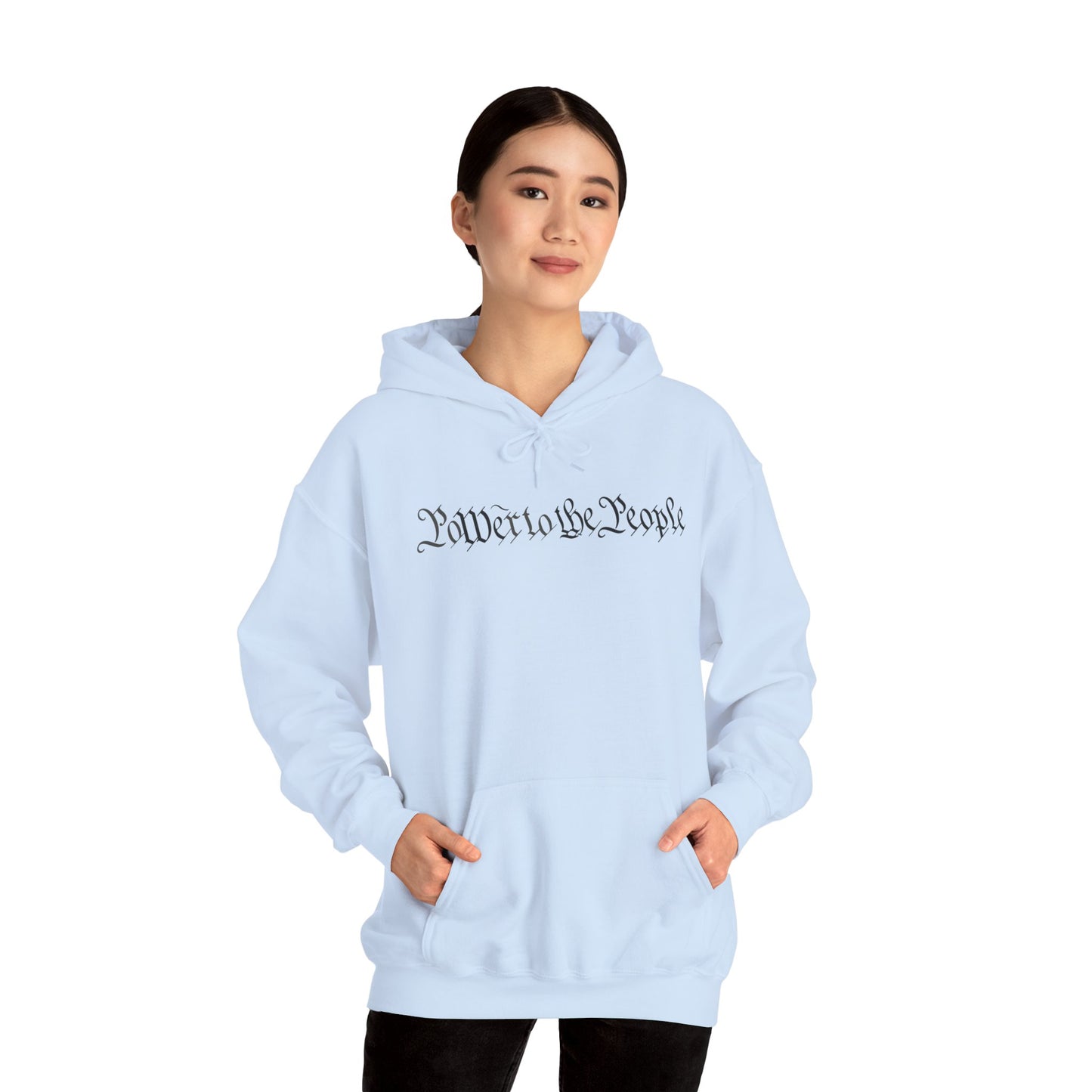 poWEr to THE PEOPLE Unisex Heavy Blend™ Hooded Sweatshirt