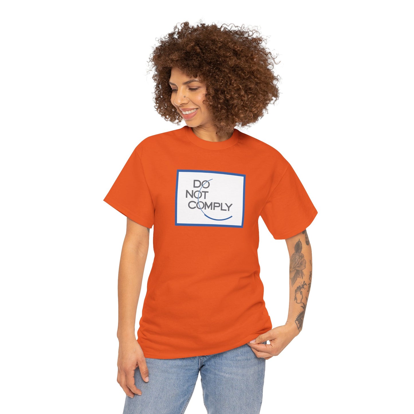 DO NOT COMPLY Unisex Heavy Cotton Tee
