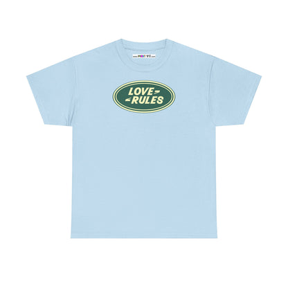 LOVE RULES Unisex Heavy Cotton Tee