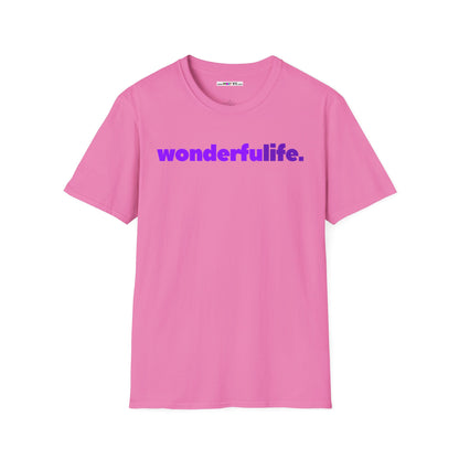 wonderfuLIFE. Unisex Softstyle 100% Cotton T-Shirt