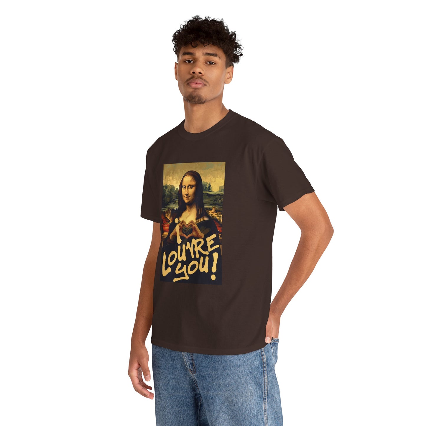 I LOUVRE YOU! Unisex Heavy Cotton Tee