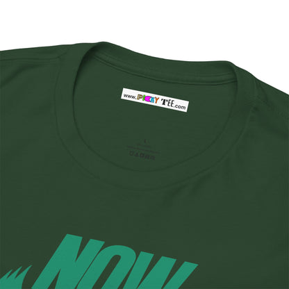 NOW JUST BE HERE Unisex Heavy Cotton Tee