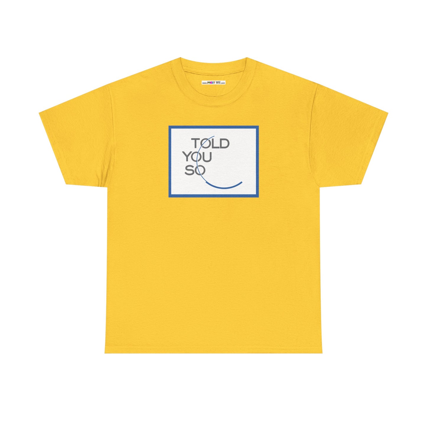 TOLD YOU SO Unisex Heavy Cotton Tee