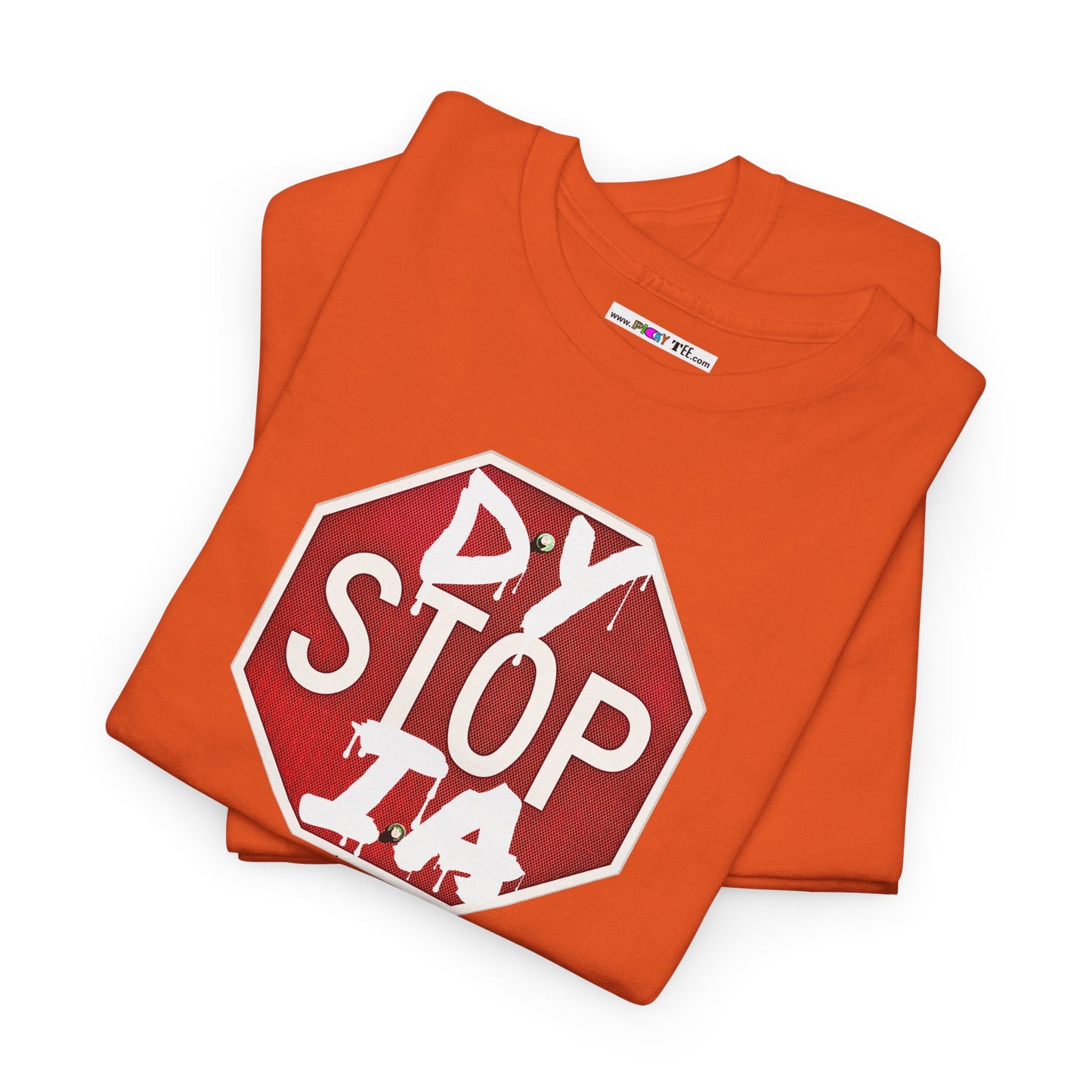 STOP DYSTOPIA Unisex Heavy Cotton Tee