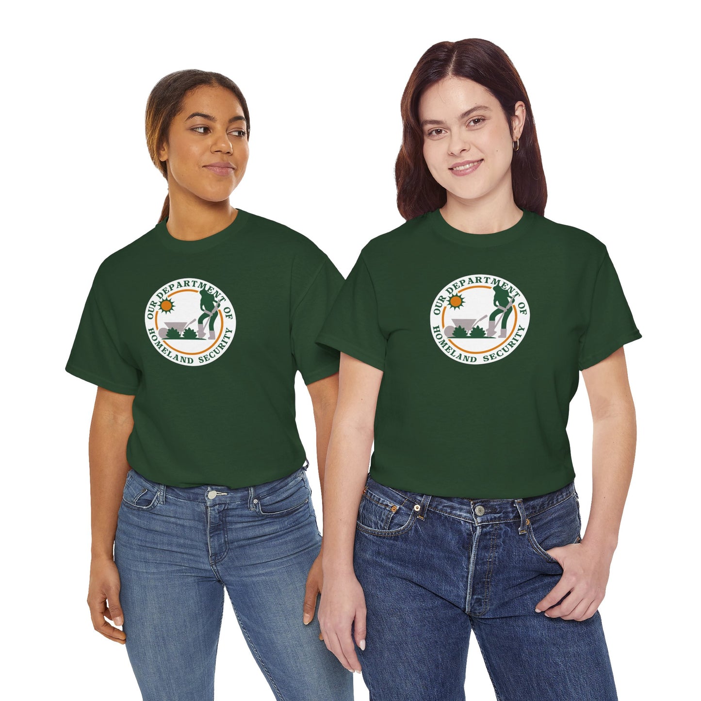 HOMELAND SECURITY (OUR DEPARTMENT OF) Unisex Heavy Cotton Tee
