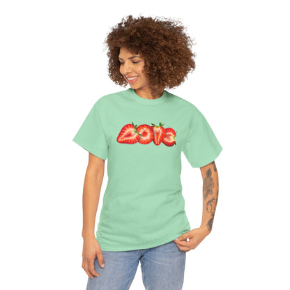 BERRY MUCH LOVE Unisex Heavy Cotton Tee
