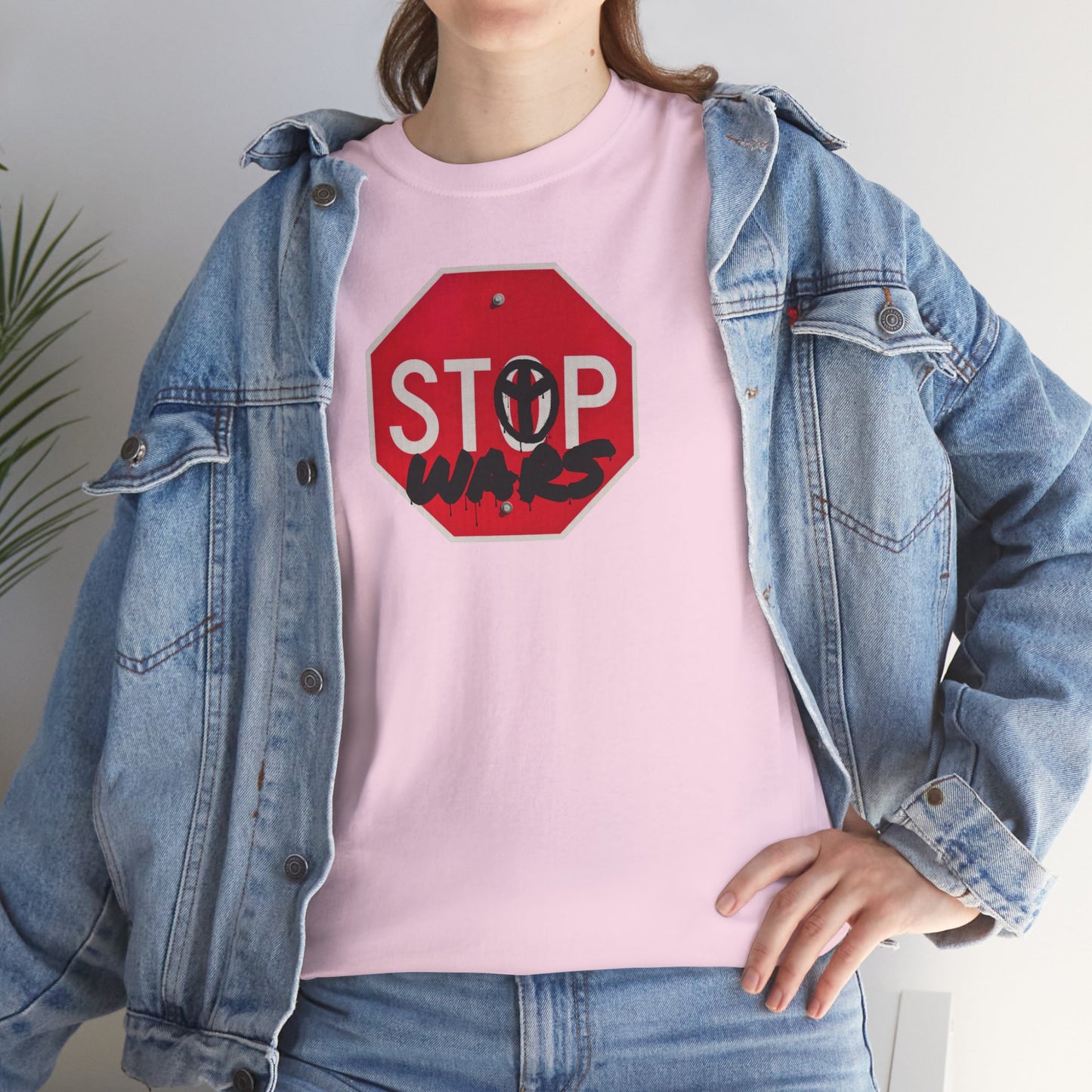 STOP wars Unisex Heavy Cotton Tee