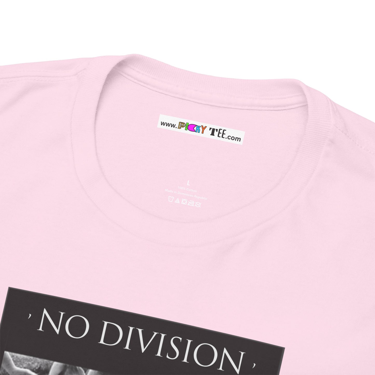 'NO DIVISION' LOVE WILL TREAD US A PATH Unisex Heavy Cotton Tee
