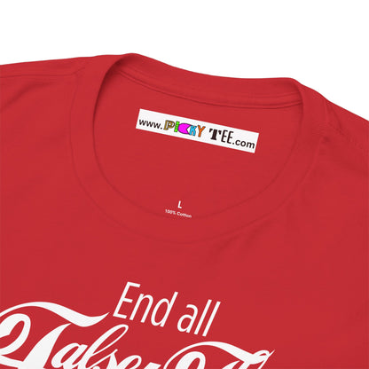 End all False Flags Unisex Heavy Cotton Tee
