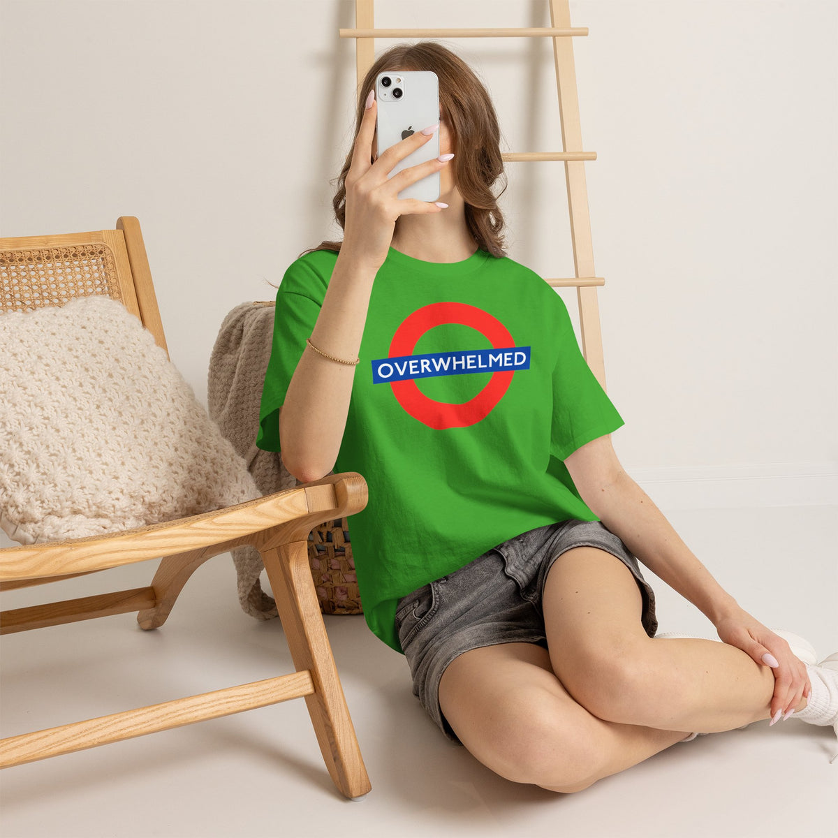 OVERWHELMED Unisex Heavy Cotton Tee