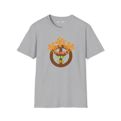 PEACE TREE TEE Unisex Softstyle 100% Cotton T-Shirt