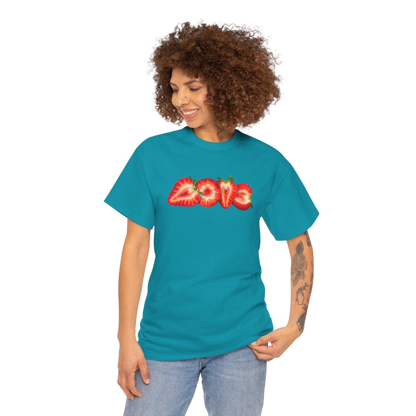BERRY MUCH LOVE Unisex Heavy Cotton Tee