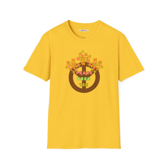 PEACE TREE TEE Unisex Softstyle 100% Cotton T-Shirt